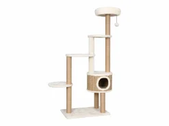 Clicnbuy Árbol para gatos cojín lujo poste rascador hierba marina 148 cm