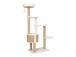 Clicnbuy Árbol para gatos cojín lujo poste rascador hierba marina 148 cm