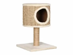 Clearance Árbol para gatos con casa y poste rascador 52 cm hierba marina Juego De Animales