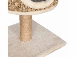 Clearance Árbol para gatos con casa y poste rascador 52 cm hierba marina Juego De Animales