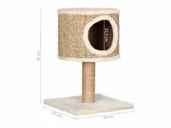 Clearance Árbol para gatos con casa y poste rascador 52 cm hierba marina Juego De Animales