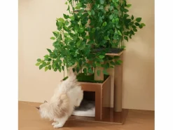 Outlet Árbol para gatos de 190 cm de alto - con 4 plataformas y 1 agujero para gatos - láminas extraíbles - Juego De Animales