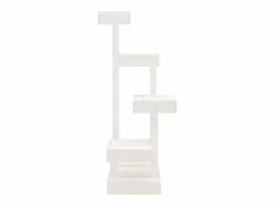 Online Árbol para gatos madera maciza de pino 45,5x49x103 cm ES837594 Blanco