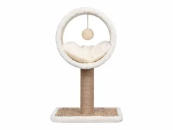Clicnbuy Árbol para gatos túnel superior y juguete hierba marina 56 cm
