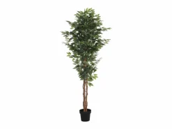 OZAIA Árbol, planta, arbusto artificial ficus - Alt. 180 x Ancho 60 cm - - VALOPA