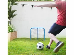 Reboteador de fútbol ajustable, 63 x 63 cm, metal, (78 x 84 x 65-78 cm)