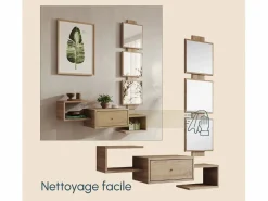 Clearance Recibidor para Entrada Pasillo en Sonoma 99,5x22x145cm Neo Consola