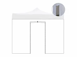 Decor Space Reemplazo de cubierta lateral impermeable blanca de 2x2 mt para cenador plegable de 2x2 mt