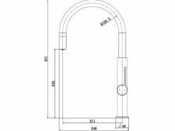 Online Reflet mezclador para fregadero cepillado Grifo De Cocina