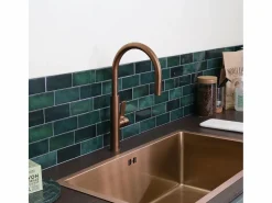 Sale Essebagno Reflet mezclador para fregadero de cobre cepillado Cobrizo