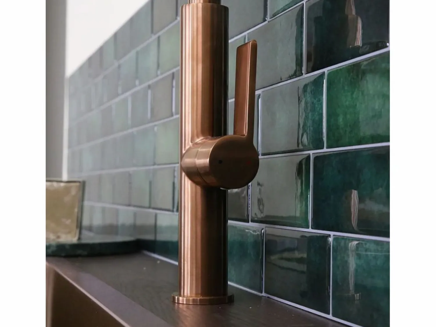 Sale Essebagno Reflet mezclador para fregadero de cobre cepillado Cobrizo