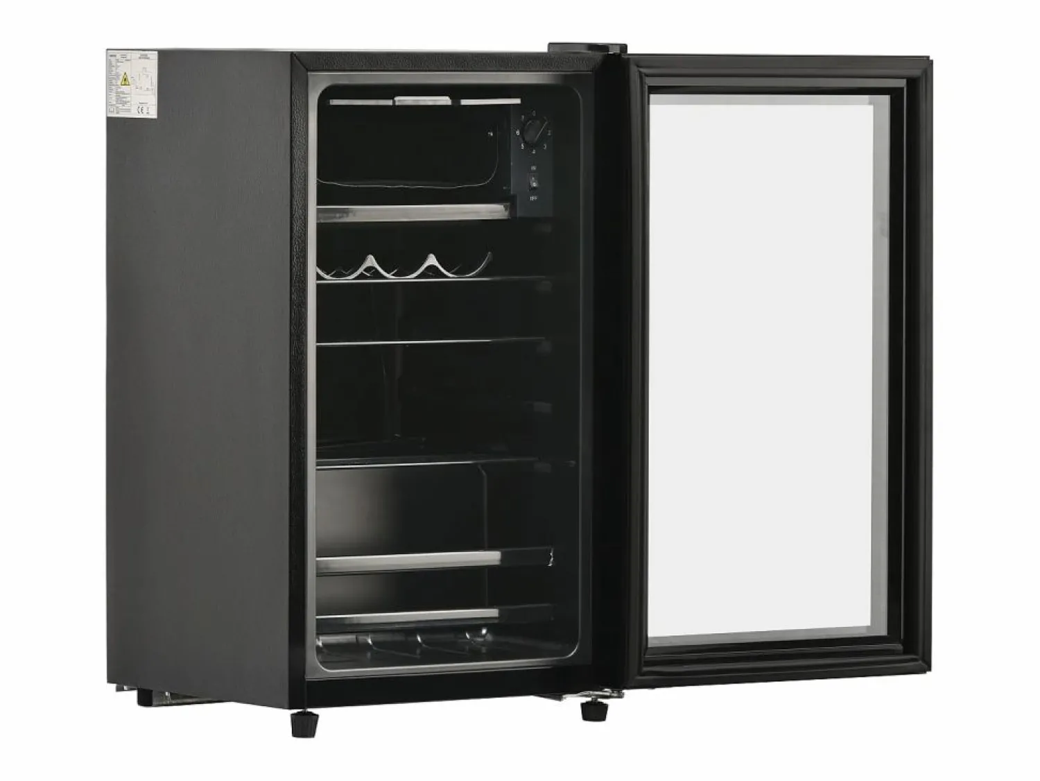 Hauss Spole Refrigerador de 76 litros con iluminación LED - Estantes ajustables -