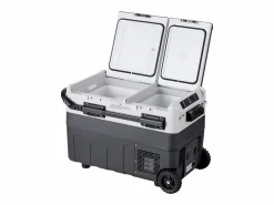 Refrigerador de Coche SucceBuy Refrigerador Portátil para Coche con Compresor 50L, Doble Zona, para el Hogar y el Coche
