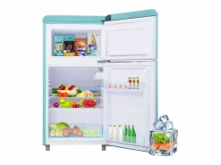 Outlet Refrigerador de doble puerta con ajustes y ruedas - 72L - 120kWh/año - Nivel de ruido bajo de 39 dB - Clase E - 45x44x91cm Electrodomésticos De Frío