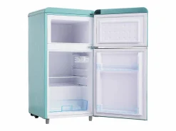 Outlet Refrigerador de doble puerta con ajustes y ruedas - 72L - 120kWh/año - Nivel de ruido bajo de 39 dB - Clase E - 45x44x91cm Electrodomésticos De Frío