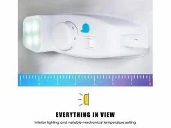 Hot Refrigerador 22L+38L con LED, pies ajustables, 172 kWh/año, -27 ° C a 13 ° C, 7 nivel de temperatura, Energía E, 42x45.5x86.8 cm Electrodomésticos De Frío