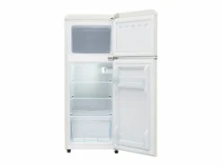 Hauss Spole Refrigerador retro de 92 litros con 2 puertas e iluminación LED - -27 °C a 13 °C - antiguo