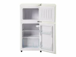 Outlet Hauss Spole Refrigerador retro. Frigorífico-congelador combinado con un volumen total de 60 litros, un volumen de congelador de 22 litros. Blanco