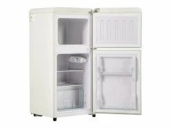Outlet Hauss Spole Refrigerador retro. Frigorífico-congelador combinado con un volumen total de 60 litros, un volumen de congelador de 22 litros. Blanco