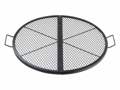 Outlet Rejilla de Hogar SucceBuy Redonda Plegable de 91cm, Acero Robusto X-Marks, Utensilios de Cocina de Camping Portátiles para Fiestas al Aire Libre, Materiales Y Utensilios De Cocina