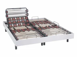 Discount NATUREA Relajación láminas terminales memoria DAMYSOS 2x80x200 Blanco