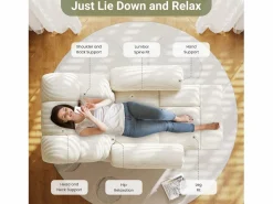 DripeX Relájate sillón de terciopelo eléctrico de sillón, silla de ocio ajustable con USB, respaldo ajustable, antiestático con reposapiés - 96x97x104cm
