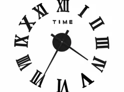 Sale Reloj 3D de pared con diseño moderno 100 cm XXL ES405481 Negro