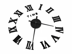 Sale Reloj 3D de pared con diseño moderno 100 cm XXL ES405481 Negro