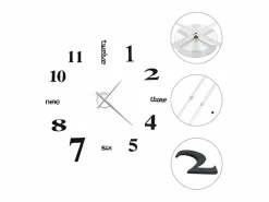 Reloj 3D de pared con diseño moderno 100 cm XXL ES648634