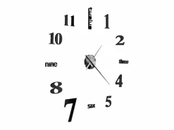 Reloj 3D de pared con diseño moderno 100 cm XXL ES648634
