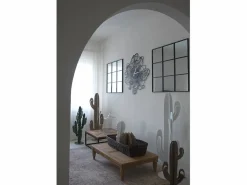 Reloj de pared Big Doodle Ø90 cm en hierro con números y marco tejido Diseño decorativo moderno Agujas blancas Fabricado en Italia
