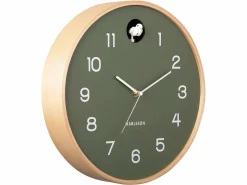KARLSSON Reloj de pared Cuco Natural - jungla - Ø31,5cm