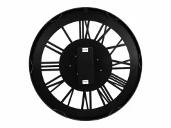 OZAIA Reloj de pared de engranajes - metal y vidrio - D. 60 cm - Negro - ASTORIA