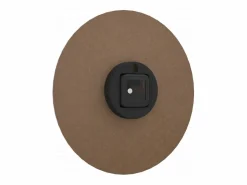 Outlet vidaxl Reloj de pared Monet negro/amarillo Ø30 cm Color natural claro