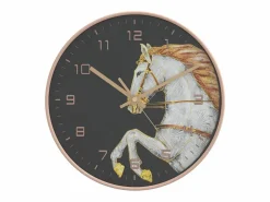 Best Reloj de pared poliestireno y cristal y blanco Ø29,5 cm ES642293 Reloj De Pared