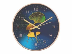 Clearance Reloj de pared poliestireno y cristal y azul Ø29,5 cm ES832270 Reloj De Pared