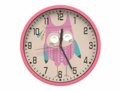 Reloj de pared poliestireno y cristal Ø25,5 cm ES800693