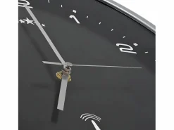 Reloj de pared radiocontrol movimiento de cuarzo 31 cm ES387368 Negro