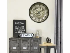 Outlet Atmosphera Reloj de Pared Sarkis, Diseño Elegante 50 cm, Salón y Comedor Gris