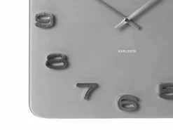 Online KARLSSON Reloj de pared vintage cuadrado - Gris