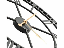 New Reloj de pared vintage movimiento cuarzo metal 60 cm XXL ES885500 Reloj De Pared