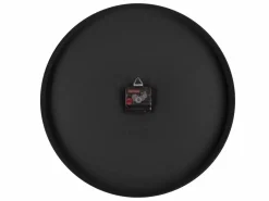 New KARLSSON Reloj moderno con agujas cromadas On the Edge Negro
