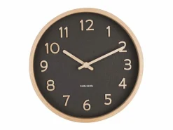Online Reloj redondo de madera Pure 22 cm Reloj De Pared