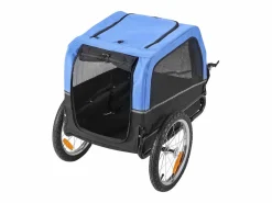 Discount Remolque bicicleta SucceBuy para Perro, Carga 30 kg, Porta Animales de Compañía de Bicicletas, Marco Plegable Fácil con Rueda a Liberación Rápida, Reflector Transportín De Paseo Para Animales