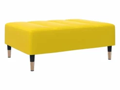 Discount Reposapiés 77x55x31 cm terciopelo Amarillo