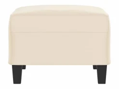 Hot Reposapiés 70x55x41 cm Tejido microfibra Beige