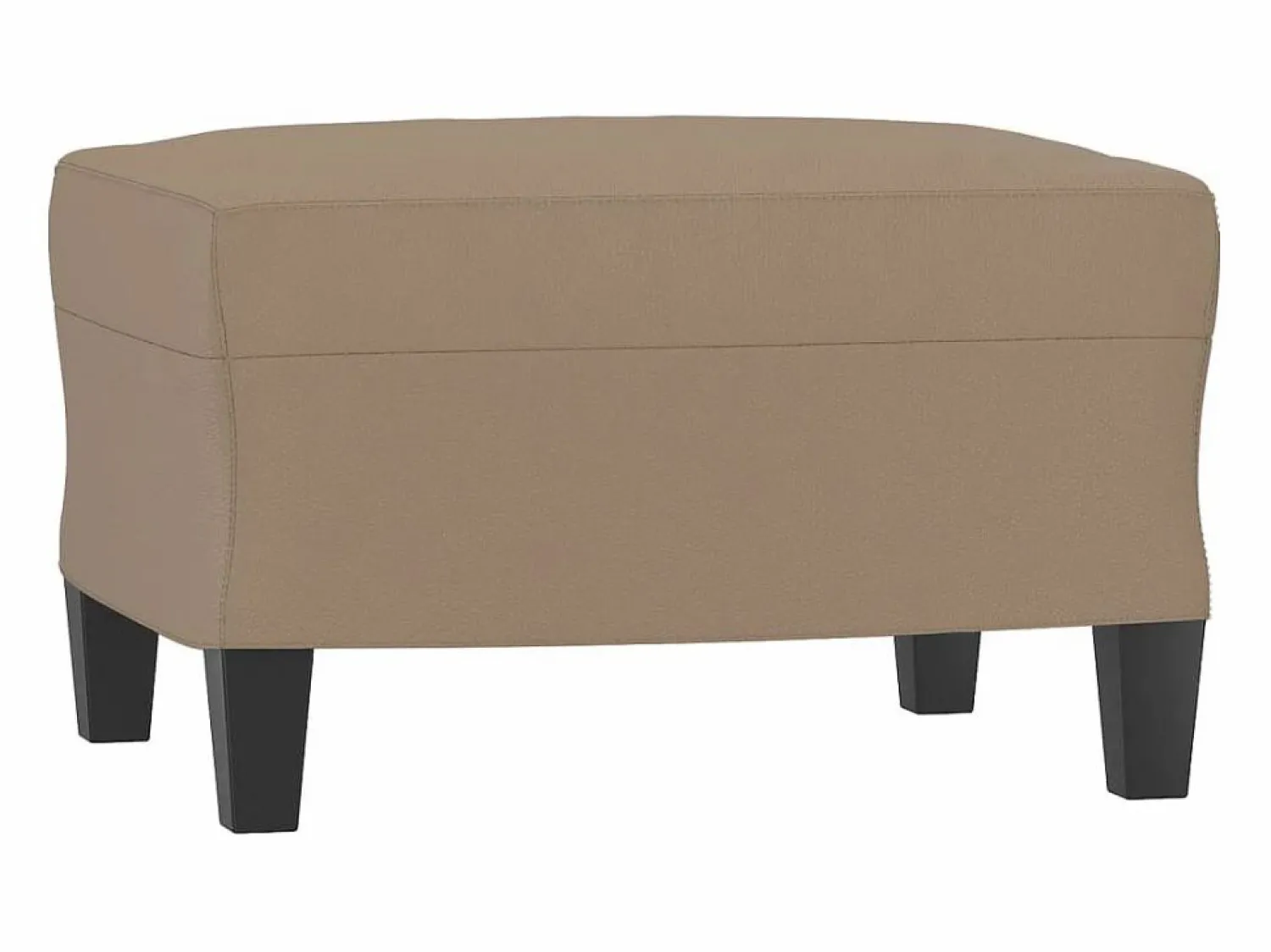 Discount Reposapiés Cappuccino 60x50x41 cm Piel Sintética Reposapiés