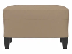 Discount Reposapiés Cappuccino 60x50x41 cm Piel Sintética Reposapiés