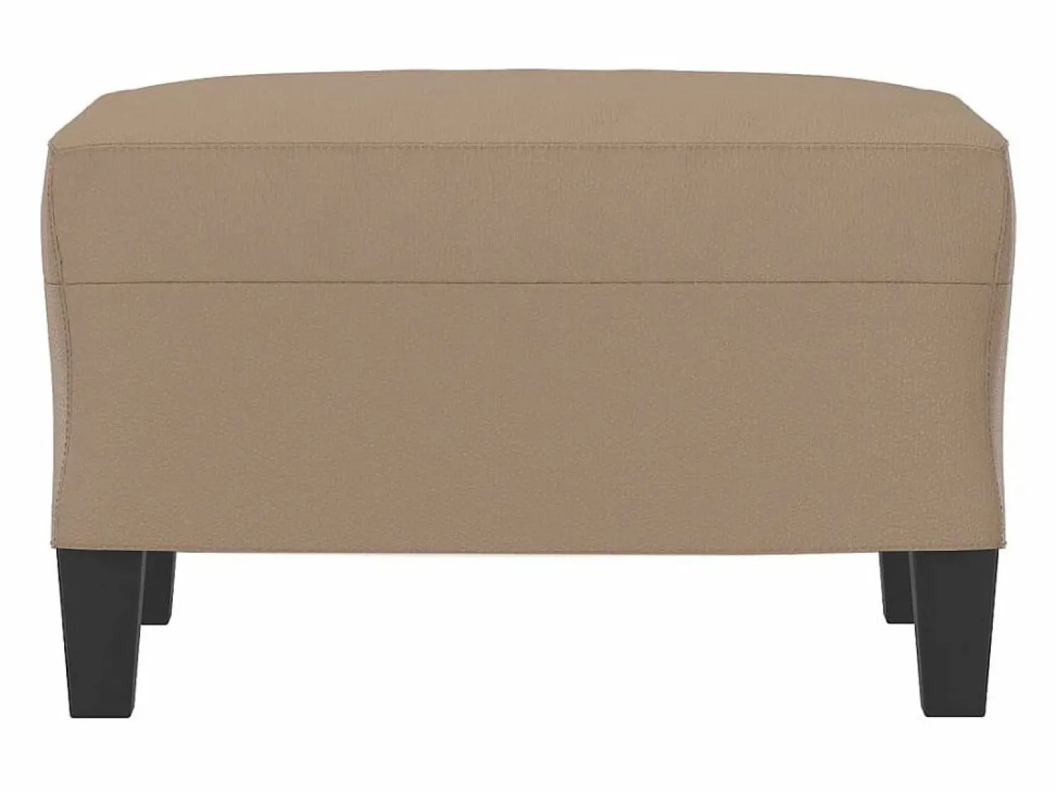 Discount Reposapiés Cappuccino 60x50x41 cm Piel Sintética Reposapiés