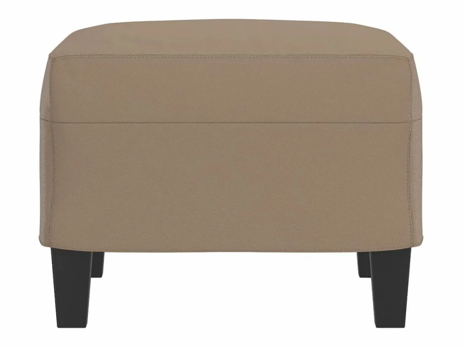 Discount Reposapiés Cappuccino 60x50x41 cm Piel Sintética Reposapiés
